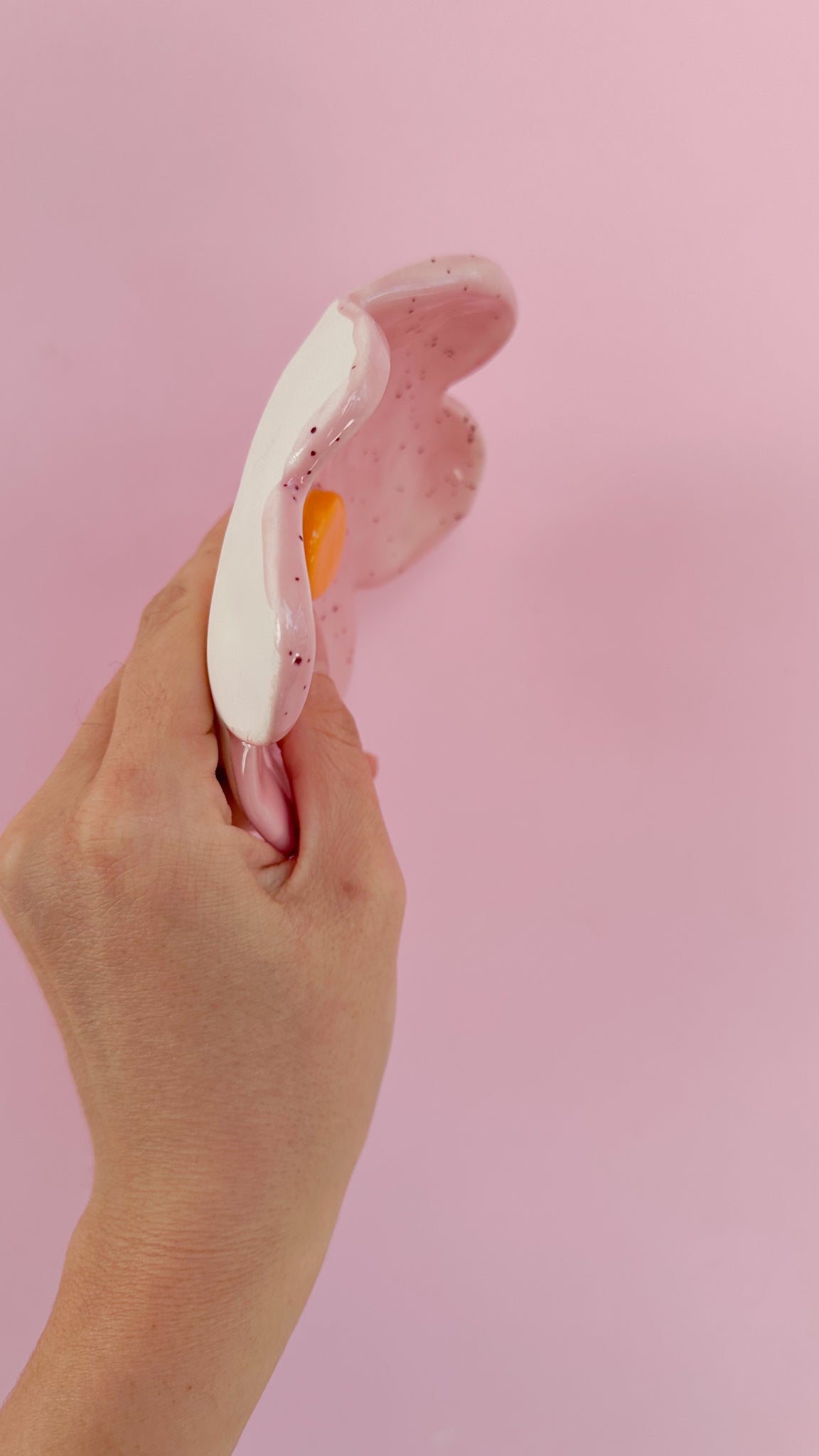 Pink Flower Spoon Rest