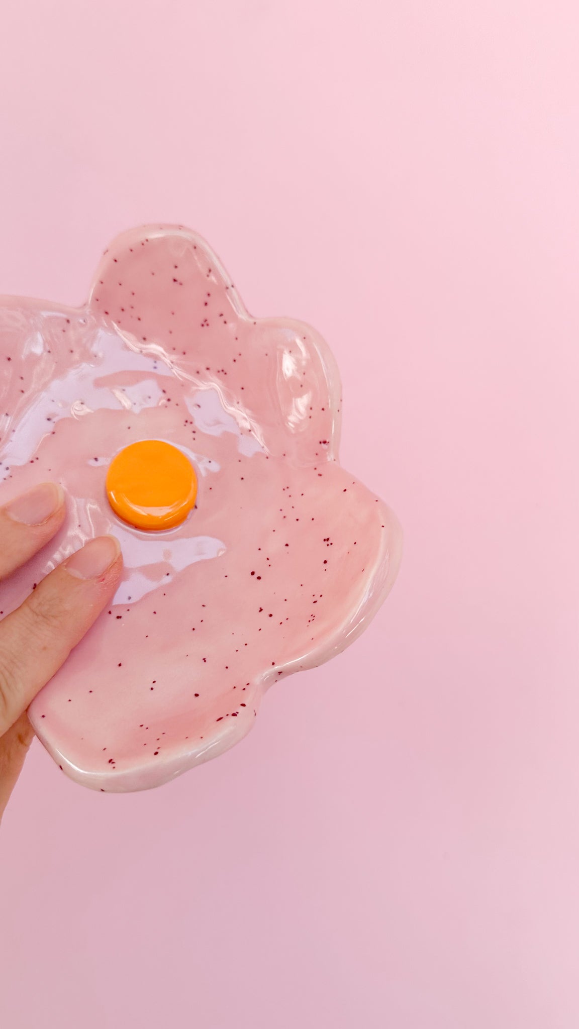 Pink Flower Spoon Rest