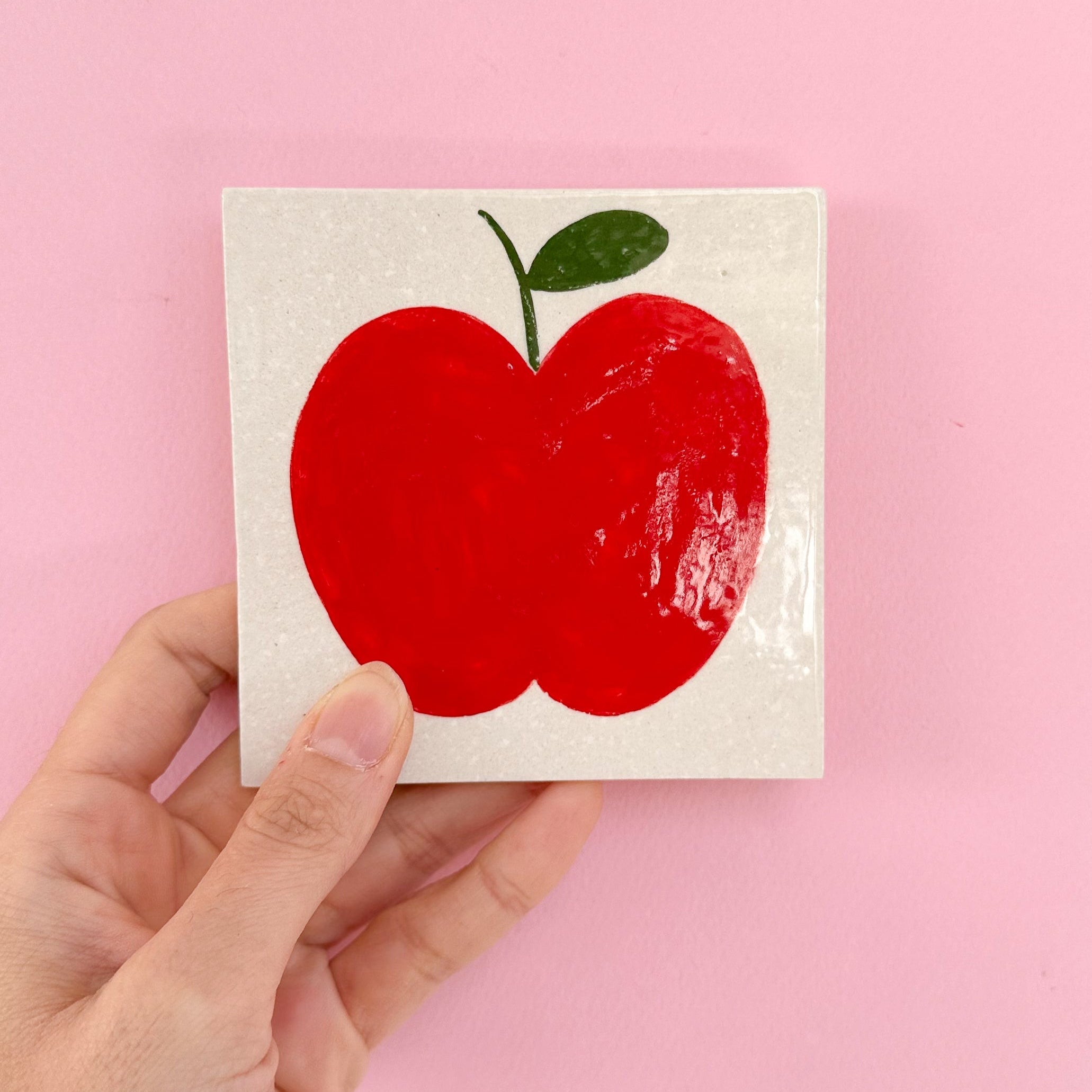 Apple Tile Spoon Rest / Wall Art