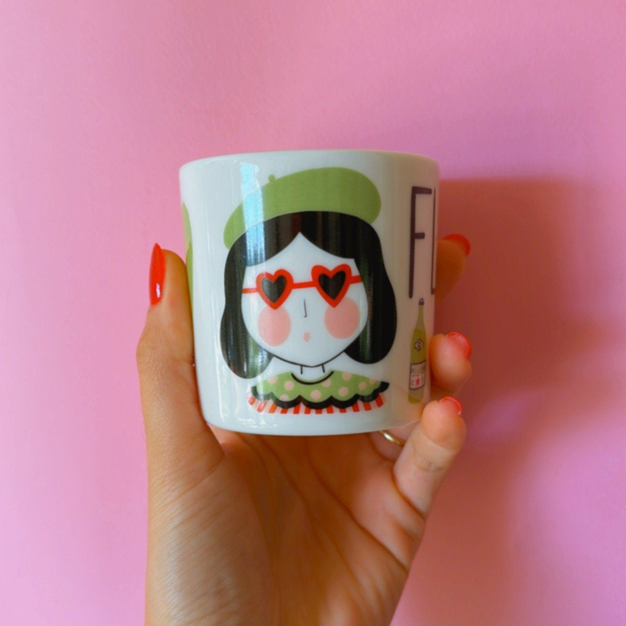 Florentine Porcelain Mug | Locals Collection Fine Porcelain Florence City Cup | Unique Design Kitchenware