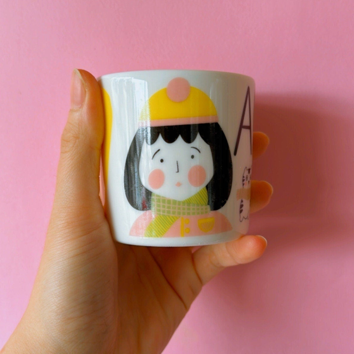 Ankariote Porcelain Mug | Locals Collection Ankara City Fine Porcelain Coffee Cup | Original Design Aesthetic Kitchenware