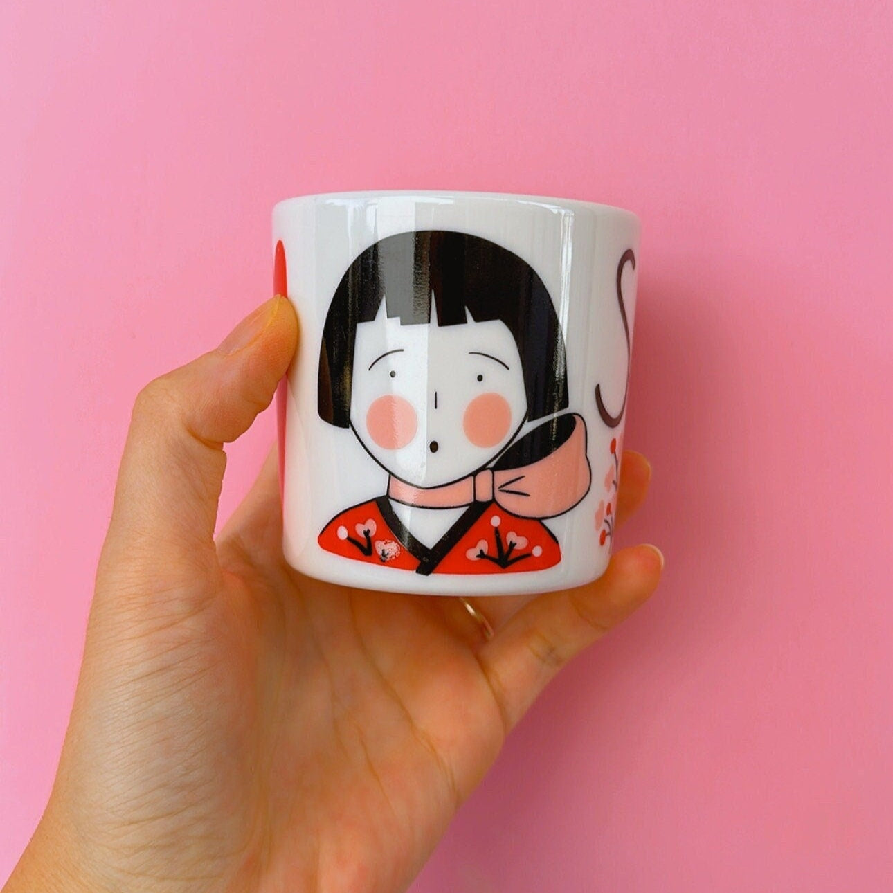 Seoulite Porcelain Mug | Locals Collection Seoul Fine Porcelain City Coffee Cup, Original Design Aesthetic Kitchenware