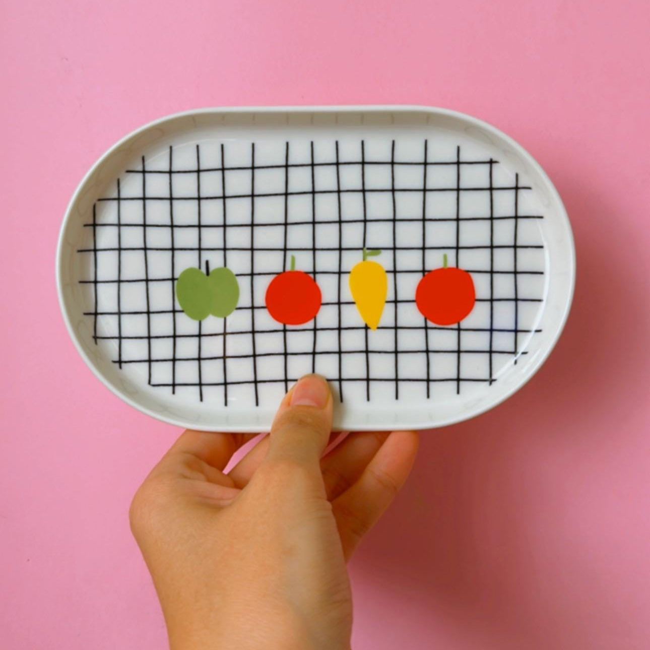 Frutas Biscuit Saucer | Mini Fine Porcelain Serving Plate