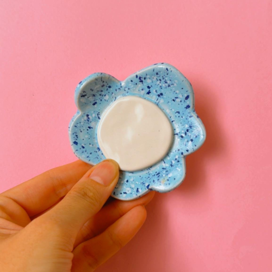 Handmade Dish for Jewelry | Tea Bag Coaster, Unique Ceramic Jewelry Tray