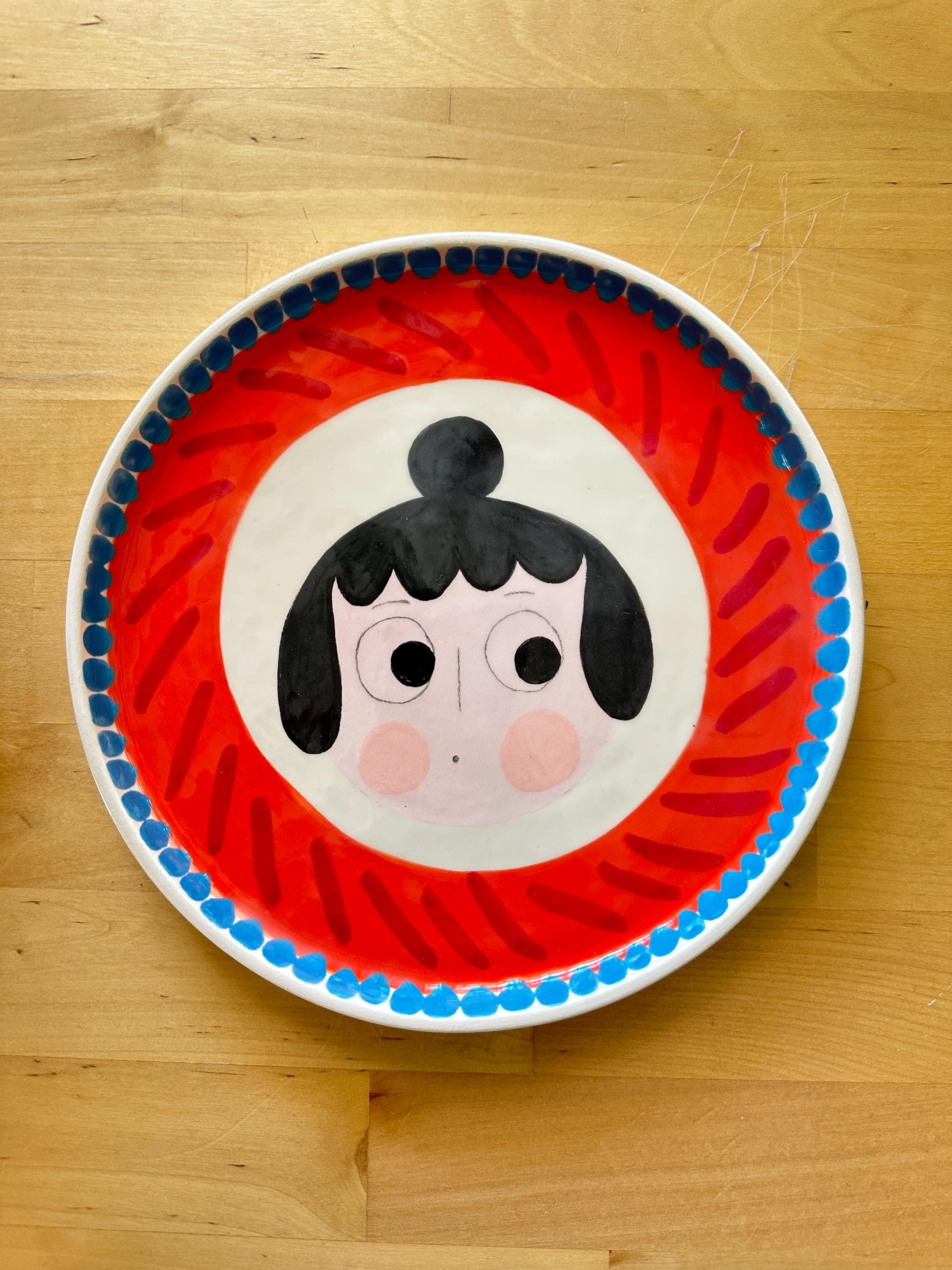 Bun Girl Tabak / / Duvar Dekoru