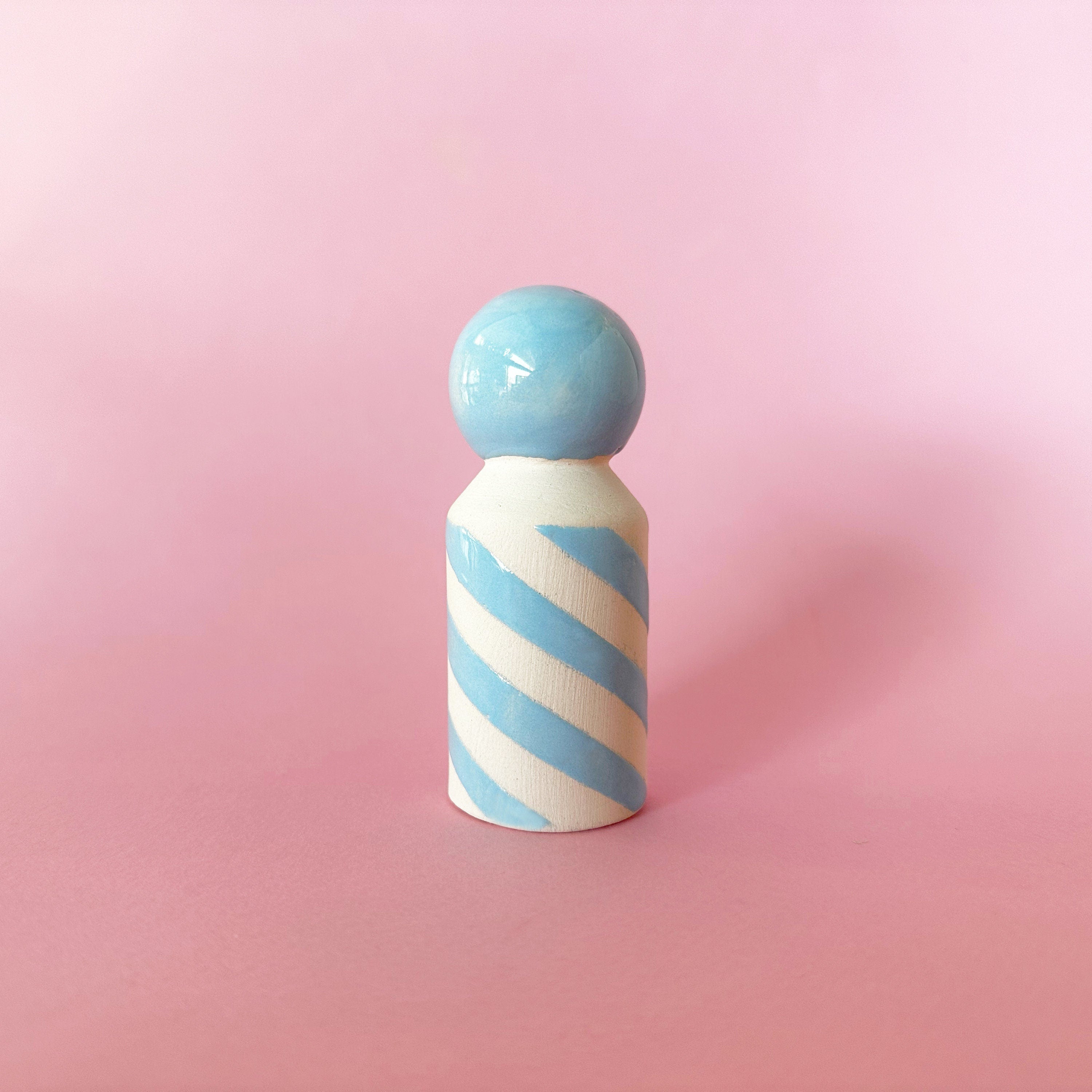 Salt and Pepper Shaker | Handmade Ceramic Glazed Baby Blue Shakers | Aesthetic Kitchenware | Home Decoration Object